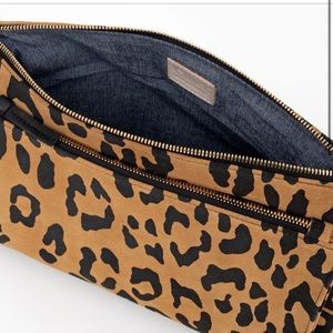 Clare V Gosee Clutch Tan Pablo Cat Suede
Retails for $415.00